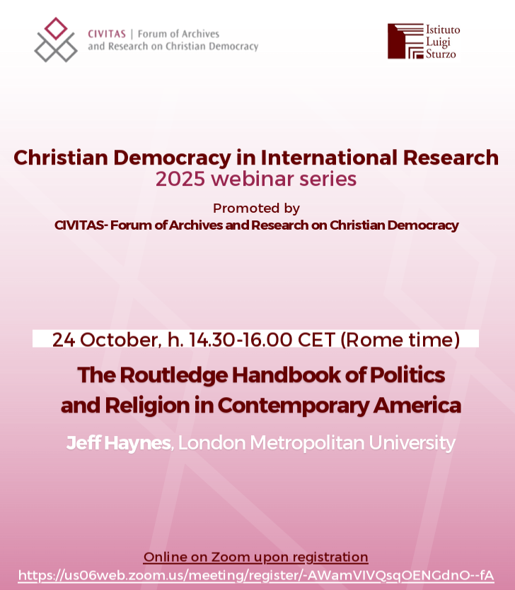 The Routledge Handbook of Politics and Religion in Contemporary America